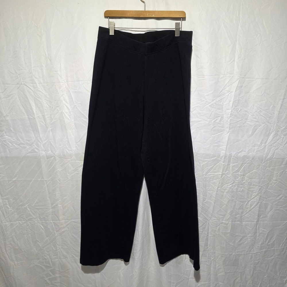Old Navy Black Wide Leg Jersey Pants High Waisted Large